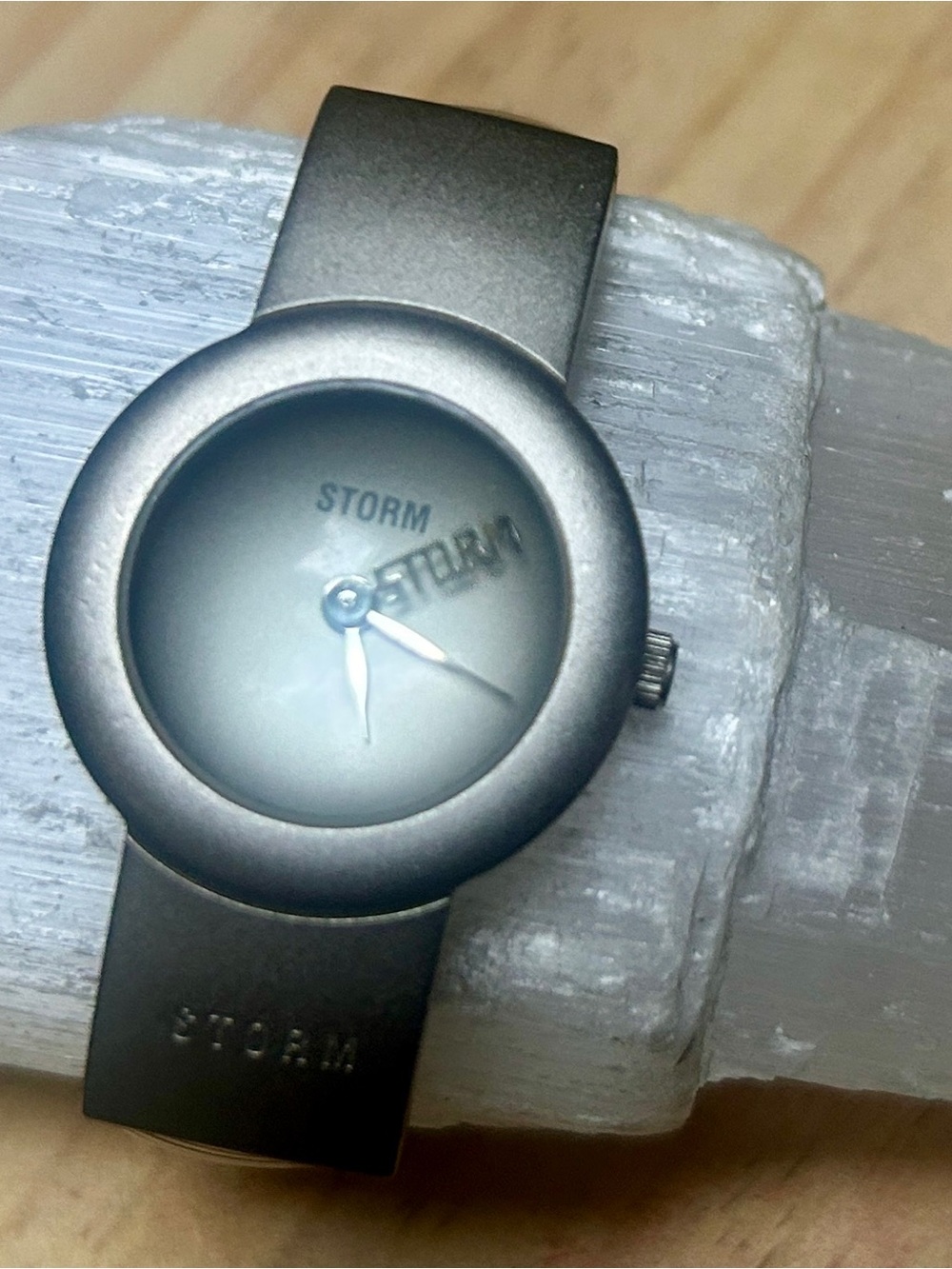Storm Matte Gunmetal Minimalist Round Watch